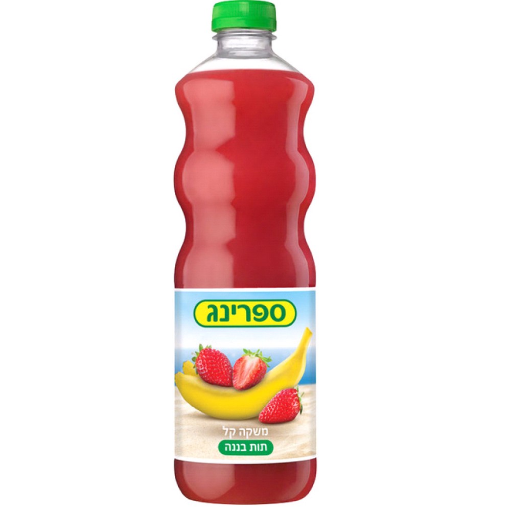 3204362304 משקה קל תות בננה ספרינג – תמונה 1