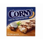 חטיף דגנים עם שוקולד חלב וקוקוס  6 יחידות קורני