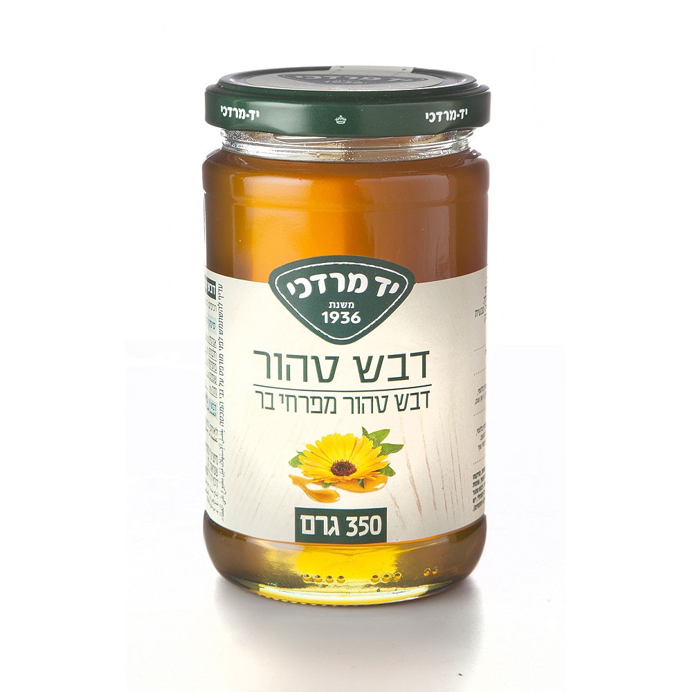 7290002130567 דבש טהור 350 גר' יד מרדכי – תמונה 1
