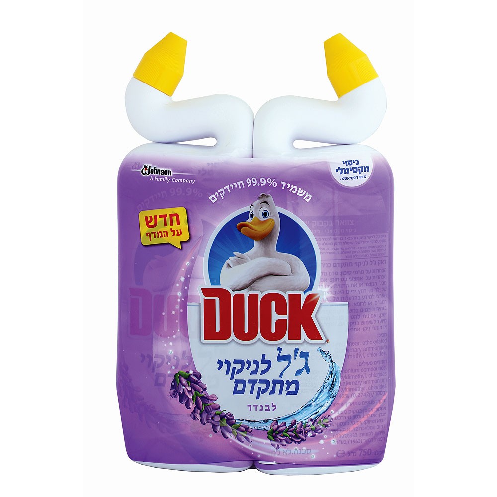 7290016320343 דאק ג'ל נוזל בניחוח לבנדר 2 * 750 מ"ל – תמונה 1