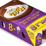 מילקי מעדן שוקולד עם קצפת מארז 8 * 133 מ"ל