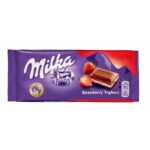 שוקולד מילקה ממלא יוגורט תות 100 גר'