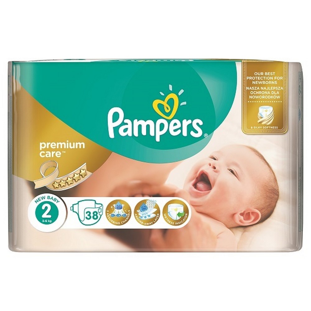 8001090379306 פמפרס שלב 2ביבי דריי 38 יחידות – תמונה 1