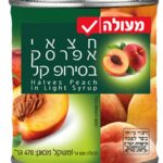 תצאיות אפרסק בסירופ קל