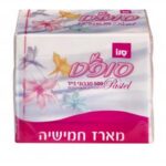 מגבוני סופט פסטל 5 * 100 יחידות