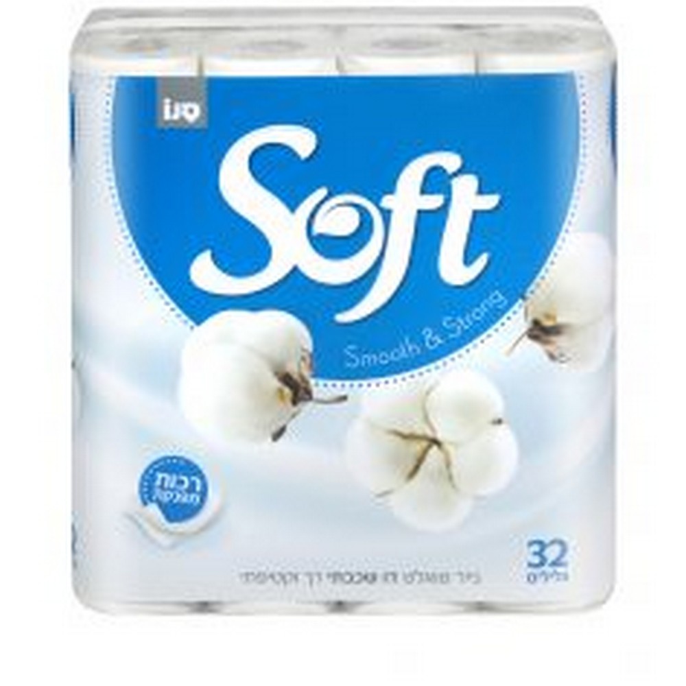 SA7290012823602-1-237x300 נייר טואלט סנו סופט לבן 32 יחידות – תמונה 1