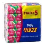 ממחטות אף צבעוניות 5*100יחידות