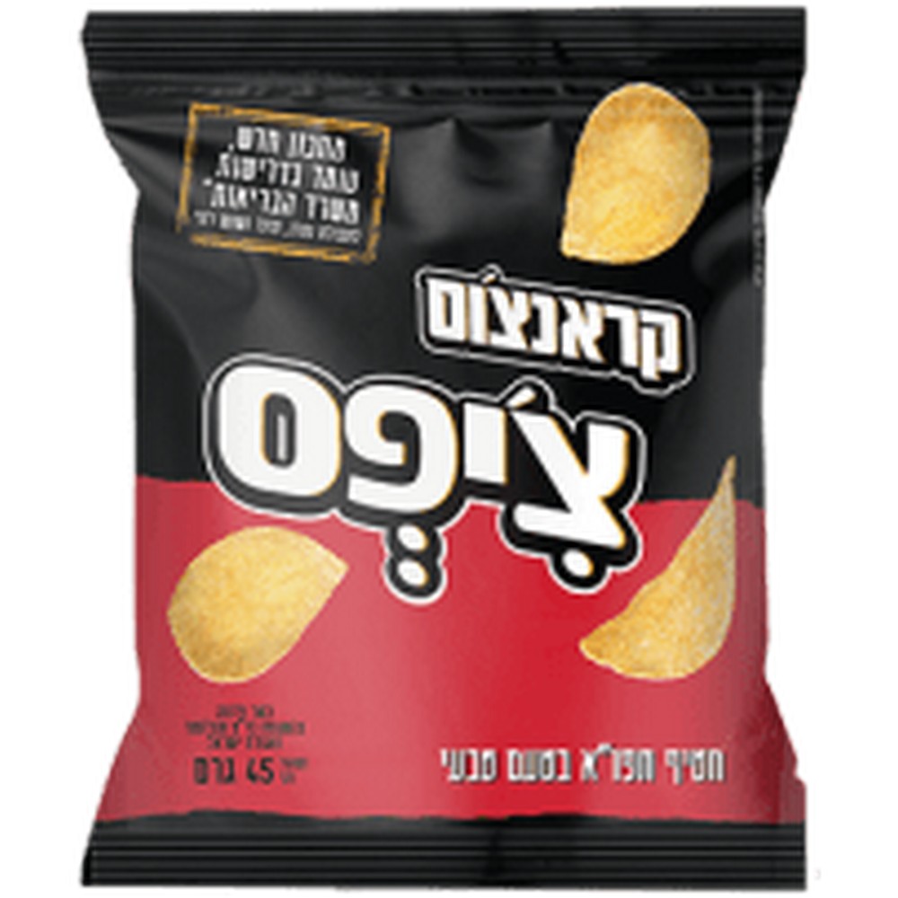 קראנצ וס צ יפס טבעי 45 גרם קראנצים ציפס – תמונה 1