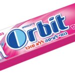 אורביט בטעם תות ללא סוכר 5 יחידות