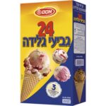 גביעי גלידה 24 יחידות אסם